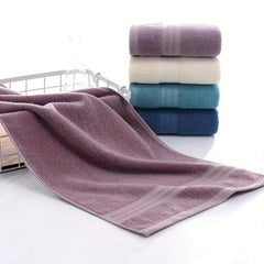 4pcs Solid Cotton Hand Towels Ultra Soft & Absorbent 33x73cm
