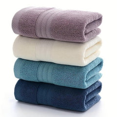 4pcs Solid Cotton Hand Towels Ultra Soft & Absorbent 33x73cm