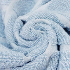 Plaid Pattern Hand Towel Soft Absorbent Towel for Home Bathroom Gym Spa