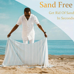 Microfiber Oversized Sandproof Beach Towels Tropical Patterns Coastal Fast Dry