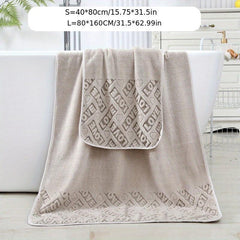 1pc LOVE Printed Hand Towel Bath Towel Soft Skin-friendly Face Towel