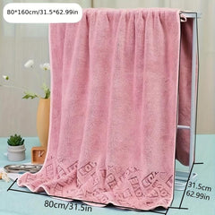 1pc LOVE Printed Hand Towel Bath Towel Soft Skin-friendly Face Towel