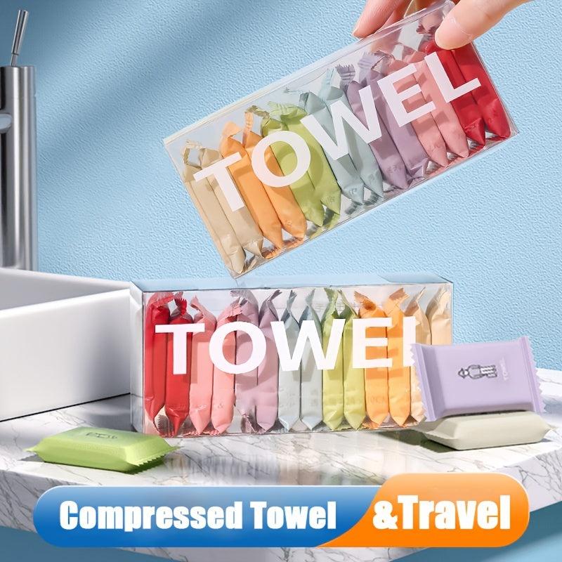 14pcs Portable Face Towel Individually Packaged for Travel