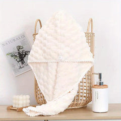 Soft Hair Drying Cap Thick Absorbent Towel for Women's Bathroom