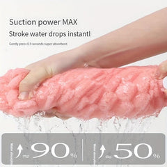 Soft Hair Drying Cap Thick Absorbent Towel for Women's Bathroom