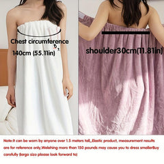 Cat Bathrobe Embroidered Bath Wrap Towel Women's Wearable Bath Towel
