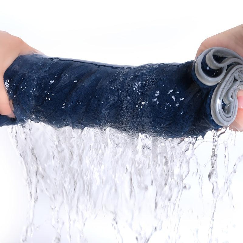 Soft Coral Velvet Hand Towel for Adults, Absorbent Face Wash Cloth, 71x12x35cm
