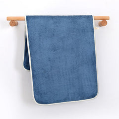 Soft Coral Velvet Hand Towel for Adults, Absorbent Face Wash Cloth, 71x12x35cm