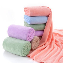 2pcs Absorbent Microfiber Hand Towels Soft & Fast Drying 35x75cm
