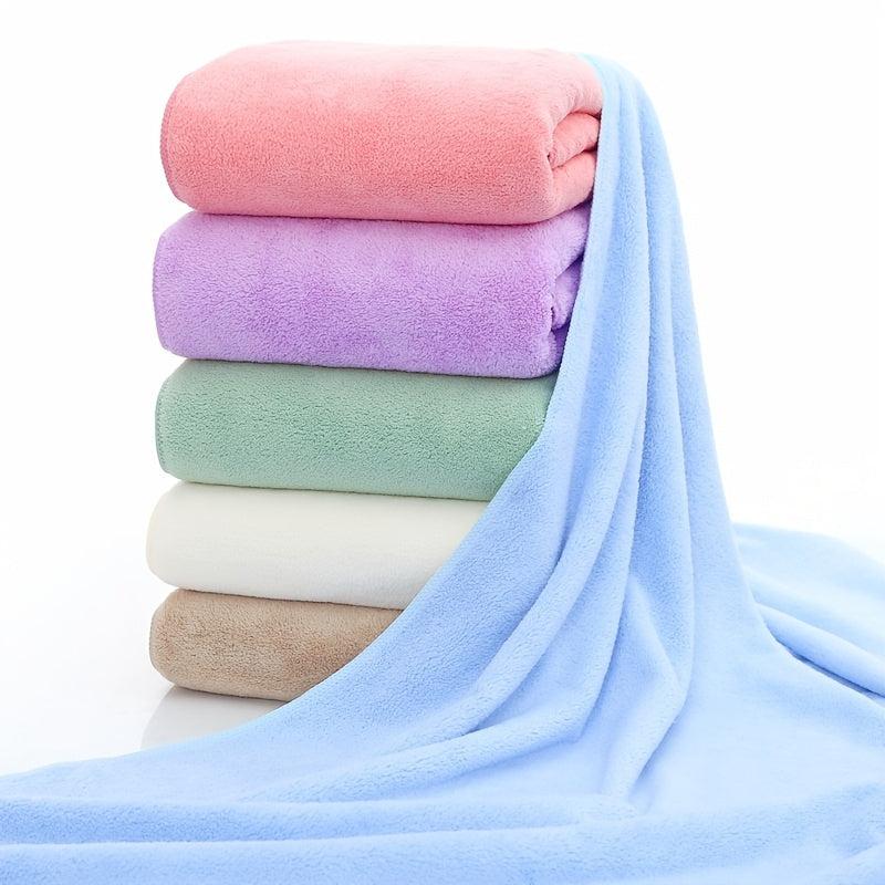 2pcs Absorbent Microfiber Hand Towels Soft & Fast Drying 35x75cm