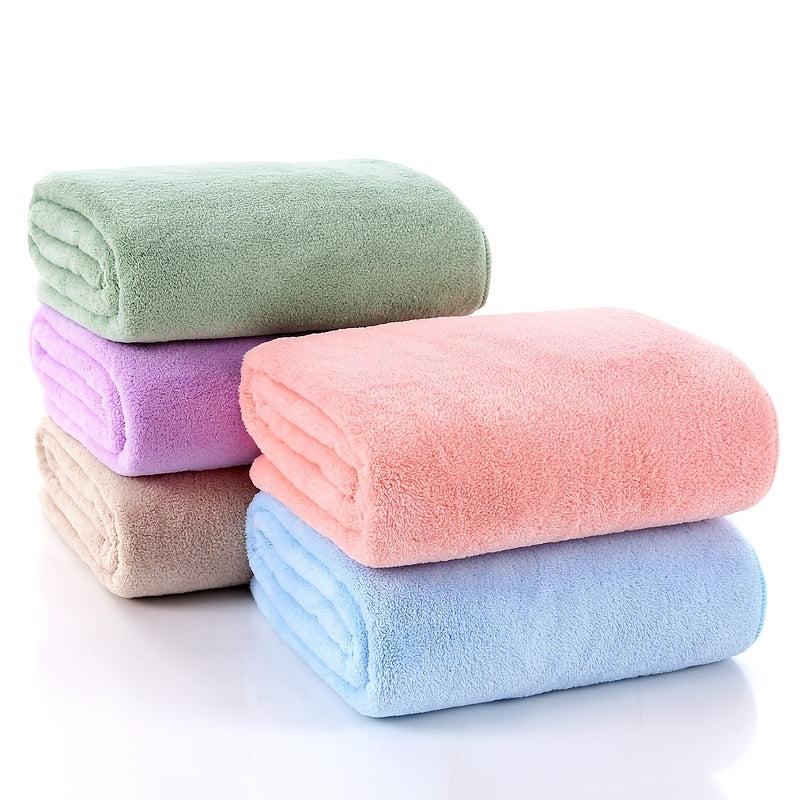 2pcs Absorbent Microfiber Hand Towels Soft & Fast Drying 35x75cm