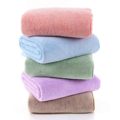2pcs Absorbent Microfiber Hand Towels Soft & Fast Drying 35x75cm