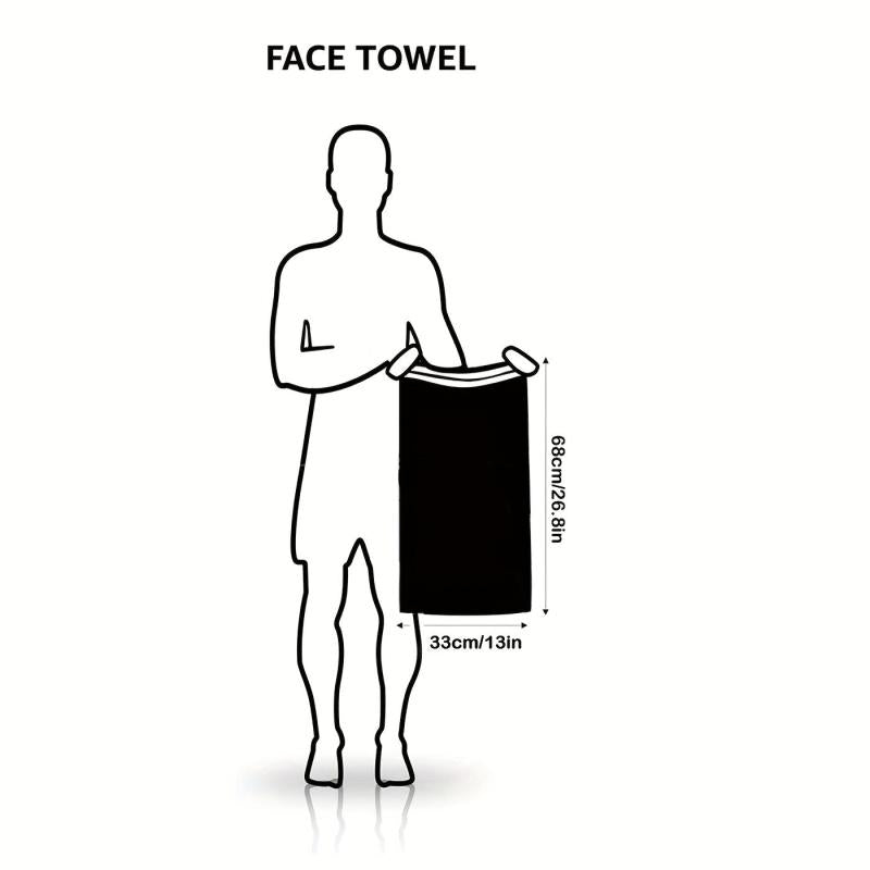 4 Pcs Hand Towel Set 33x68cm Cotton Quick Dry Absorbent Soft Touch