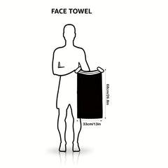 4 Pcs Hand Towel Set 33x68cm Cotton Quick Dry Absorbent Soft Touch