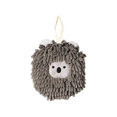 1pc Cartoon Hanging Towel Quick Drying Chenille Lovely Rag Thickened Towel
