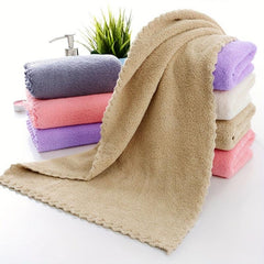 Soft Absorbent Hand Towel Coral Fleece Quick Drying