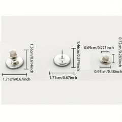 Magnetic Curtain Tieback Clips - Set of 6, 12, 18 - Home Office Bathroom Bedroom