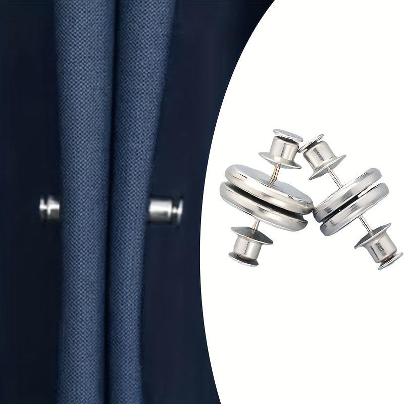 Magnetic Curtain Tieback Clips - Set of 6, 12, 18 - Home Office Bathroom Bedroom