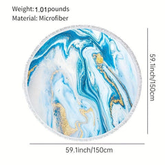 Quick Dry Microfiber Beach Towel for Travel