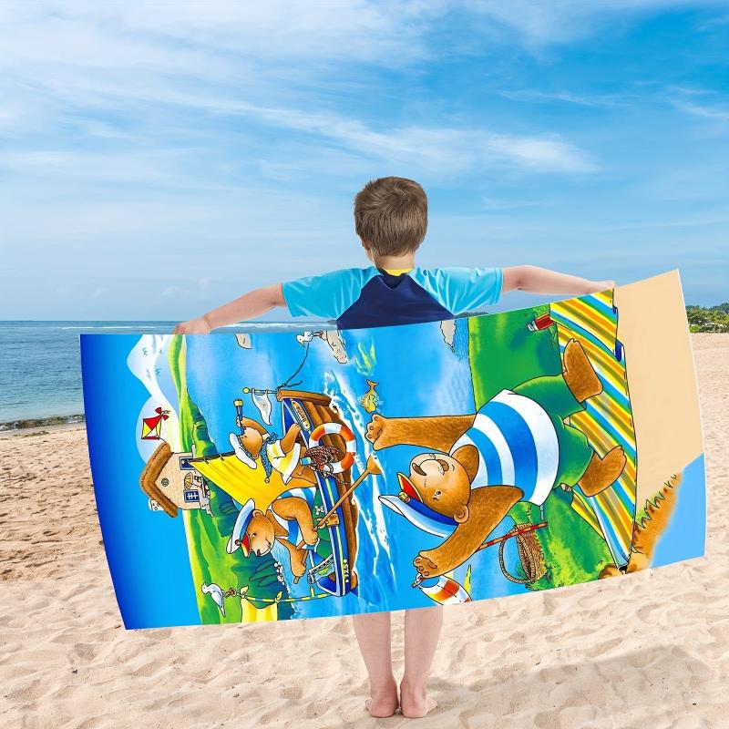 Quick Drying Microfiber Beach Towel Soft Absorbent Sand Proof Travel Outdoor