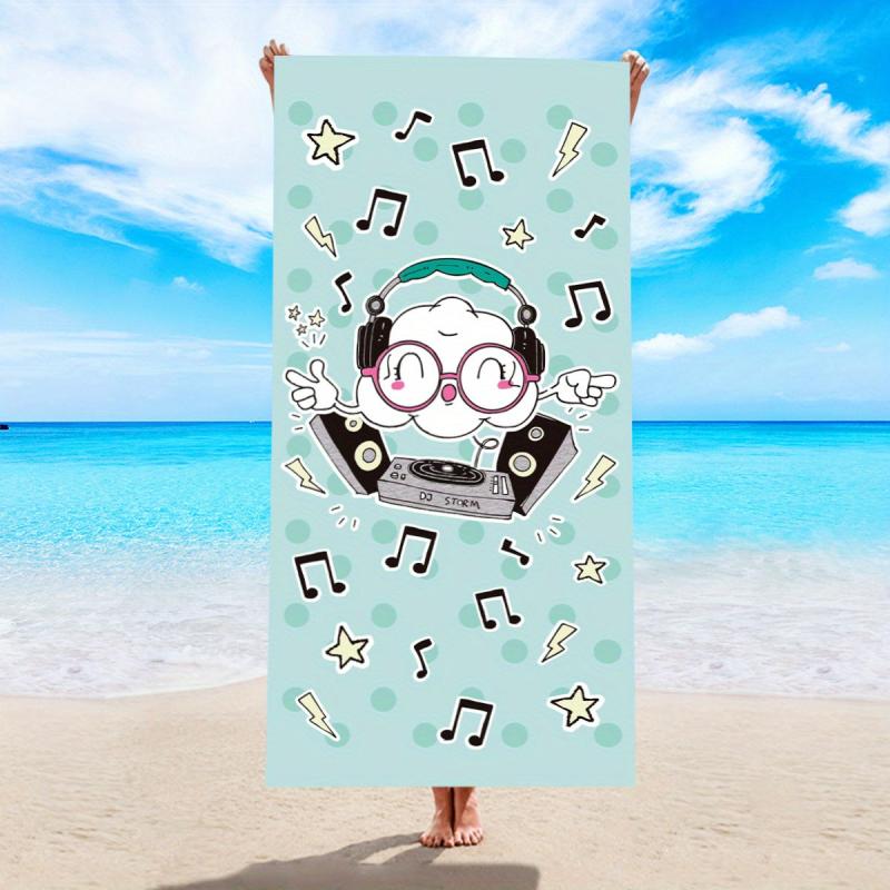 Quick Drying Microfiber Beach Towel Soft Absorbent Sand Proof Travel Outdoor