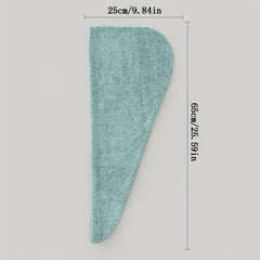 Bamboo Charcoal Hair Towel Absorbent Quick Drying Cap