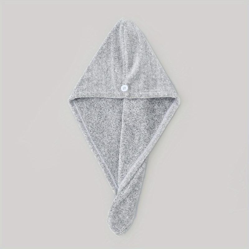 Bamboo Charcoal Hair Towel Absorbent Quick Drying Cap