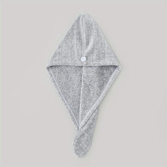 Bamboo Charcoal Hair Towel Absorbent Quick Drying Cap