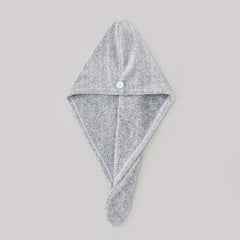 Bamboo Charcoal Hair Towel Absorbent Quick Drying Cap