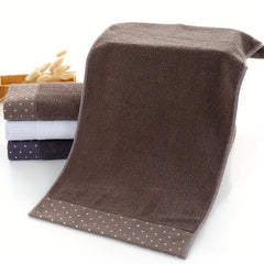 3pcs Polka Dots Hand Towel Soft Skin-friendly Face Towel Absorbent Towel