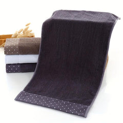 3pcs Polka Dots Hand Towel Soft Skin-friendly Face Towel Absorbent Towel