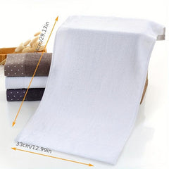3pcs Polka Dots Hand Towel Soft Skin-friendly Face Towel Absorbent Towel
