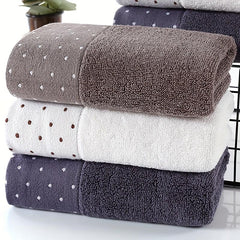 3pcs Polka Dots Hand Towel Soft Skin-friendly Face Towel Absorbent Towel