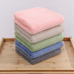 Soft Coral Fleece Hand Towel Quick Drying Skin Friendly Face Towel