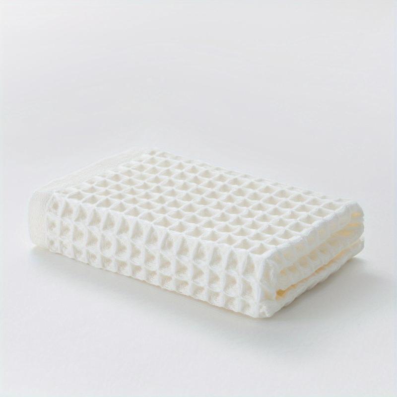 Cotton Waffle Wash Cloth Soft Absorbent Towel Bathroom Accessories