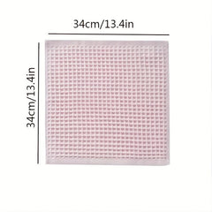 Cotton Waffle Wash Cloth Soft Absorbent Towel Bathroom Accessories