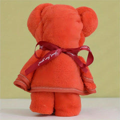 Bear Hand Towel Coral Velvet Soft Thickened Hand Towel