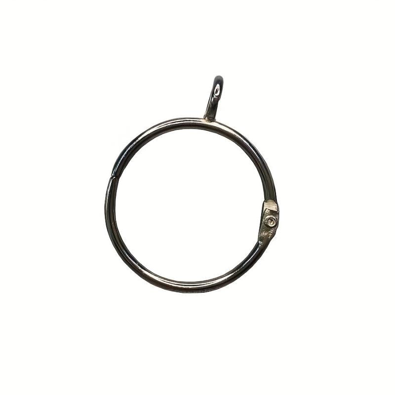 10pcs Stainless Steel Metal Ring for Bathroom Shower Curtain Rod Window Curtain