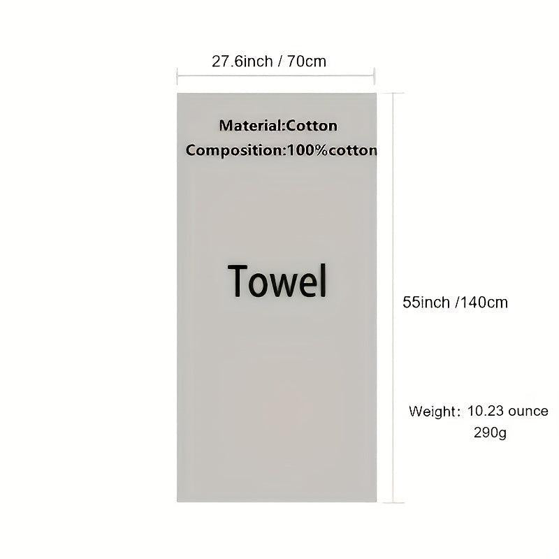 Soft Absorbent Bath Towel Lightweight 27.6x55i
