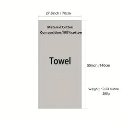 Soft Absorbent Bath Towel Lightweight 27.6x55i