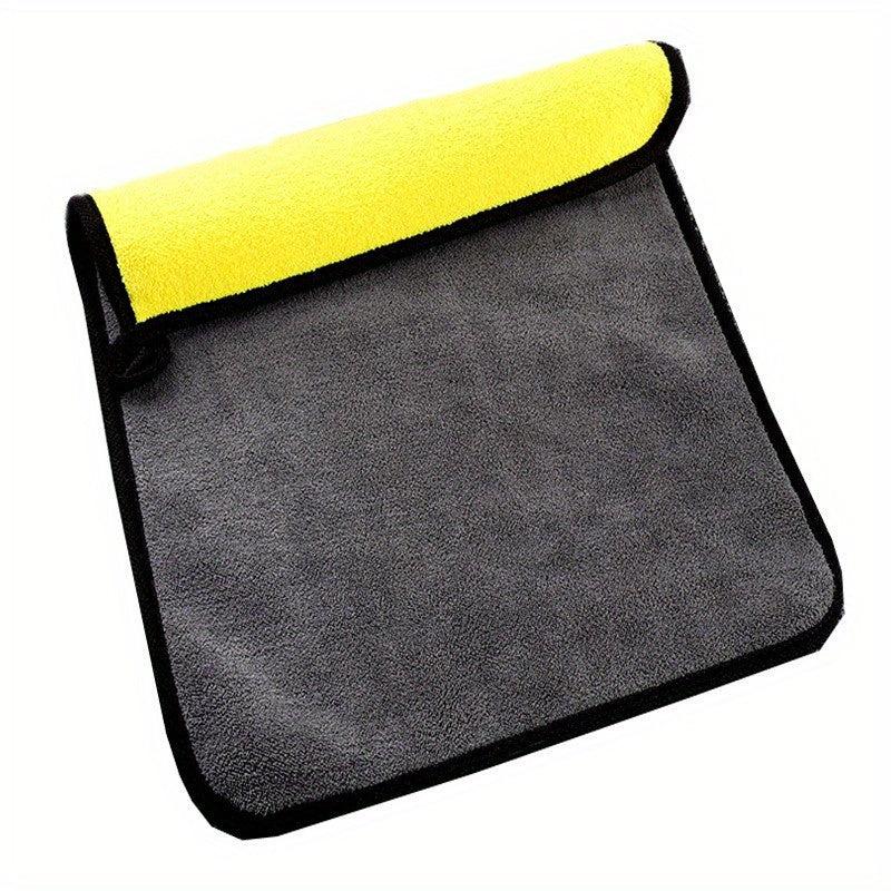 2pcs Coral Velvet Car Cleaning Towel Soft Absorbent Cleaning Rag 30x40cm