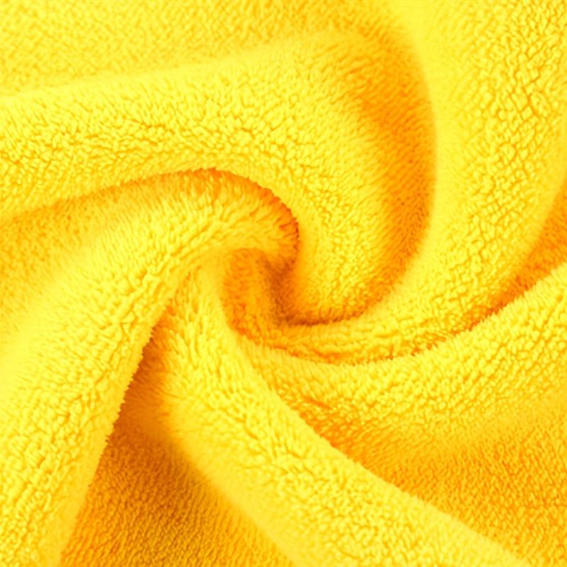 2pcs Coral Velvet Car Cleaning Towel Soft Absorbent Cleaning Rag 30x40cm