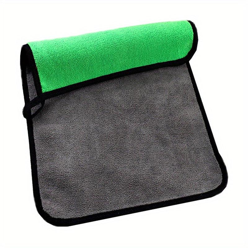 2pcs Coral Velvet Car Cleaning Towel Soft Absorbent Cleaning Rag 30x40cm
