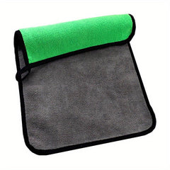 2pcs Coral Velvet Car Cleaning Towel Soft Absorbent Cleaning Rag 30x40cm
