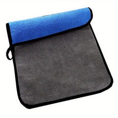 2pcs Coral Velvet Car Cleaning Towel Soft Absorbent Cleaning Rag 30x40cm