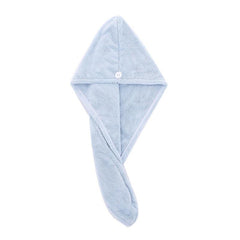 Microfiber Hair Towel Hair Turbans for Wet Hair Drying Anti Frizz Pink Grey