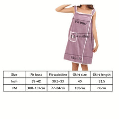 Coral Velvet Bathrobe with Adjustable Strap - Spa Sauna Beach Pool