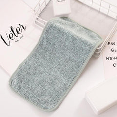 Charcoal Fiber Makeup Remover Towel Soft Antibacterial Face Towel