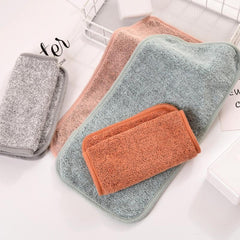 Charcoal Fiber Makeup Remover Towel Soft Antibacterial Face Towel
