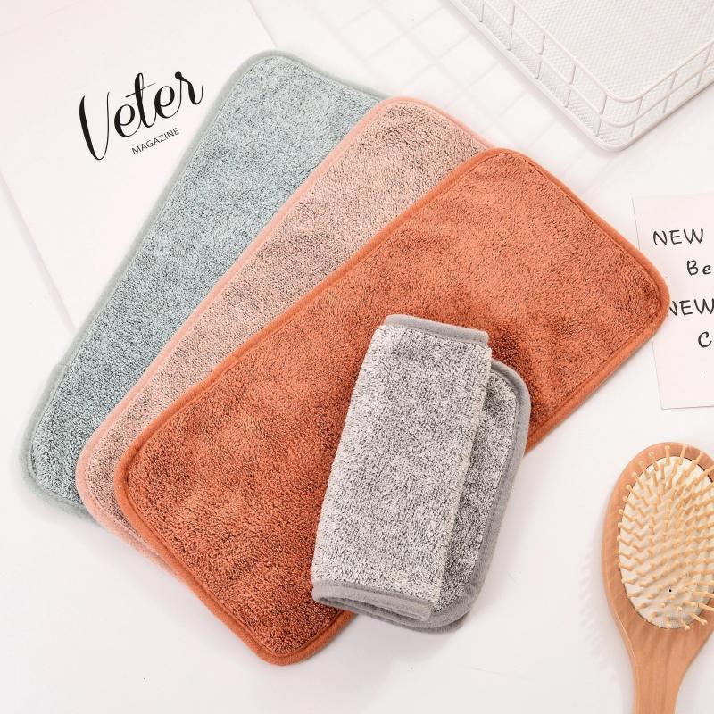 Charcoal Fiber Makeup Remover Towel Soft Antibacterial Face Towel